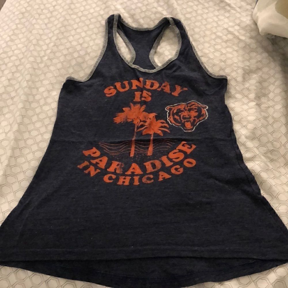 Chicago Bears tank  Sunday is Paradise in Chicago
